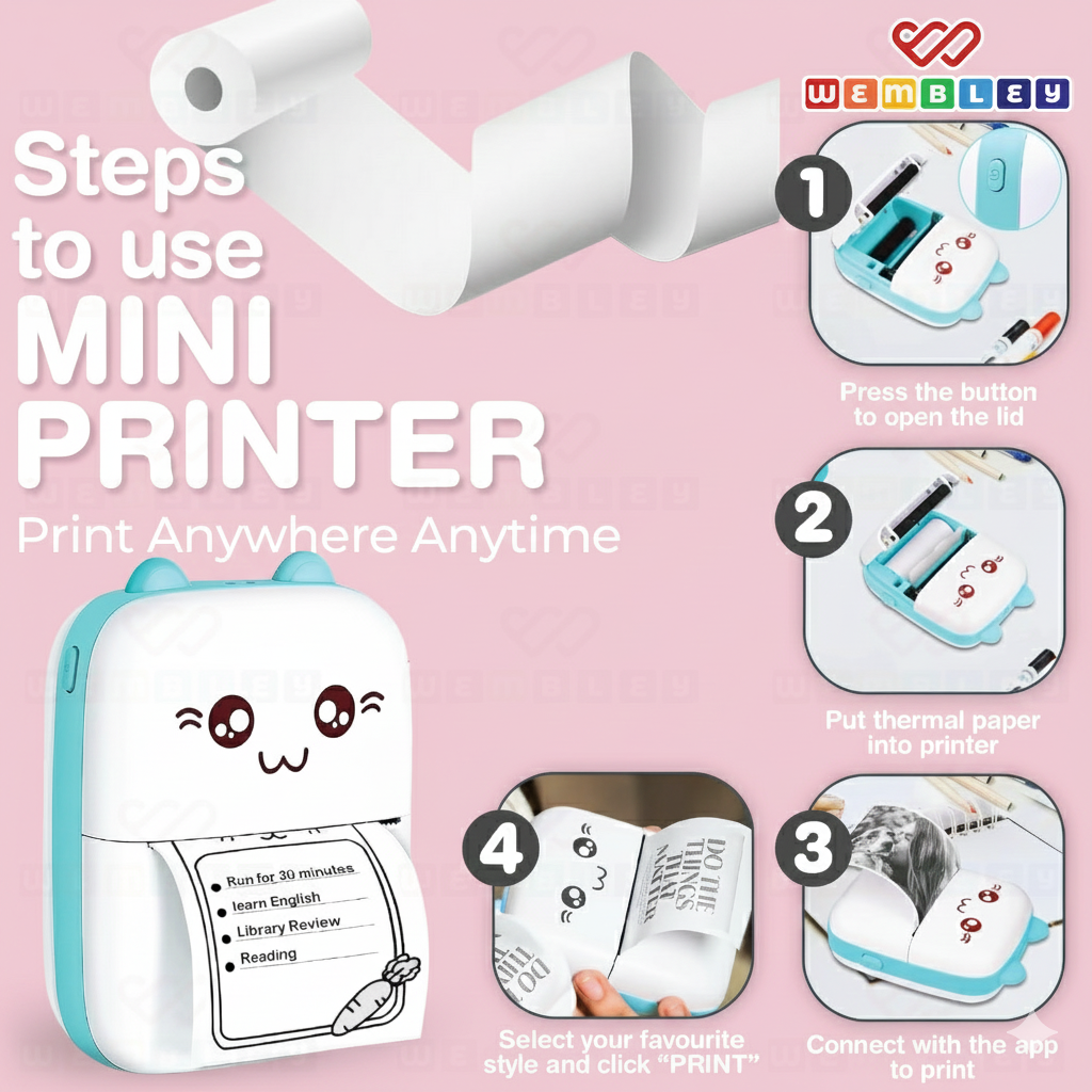 Calvren™ Premium Mini Thermal Printer