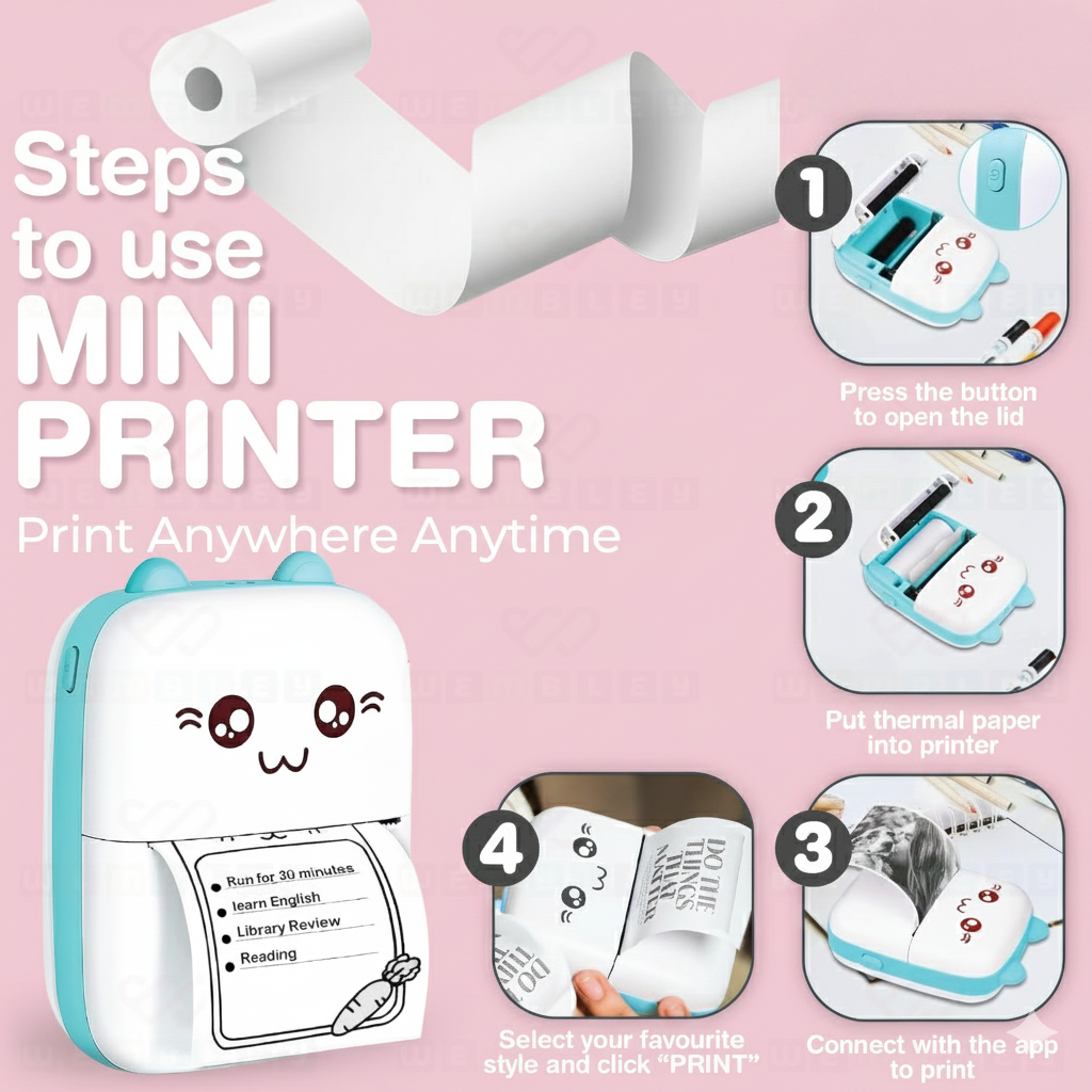 Calvren™ Premium Mini Thermal Printer