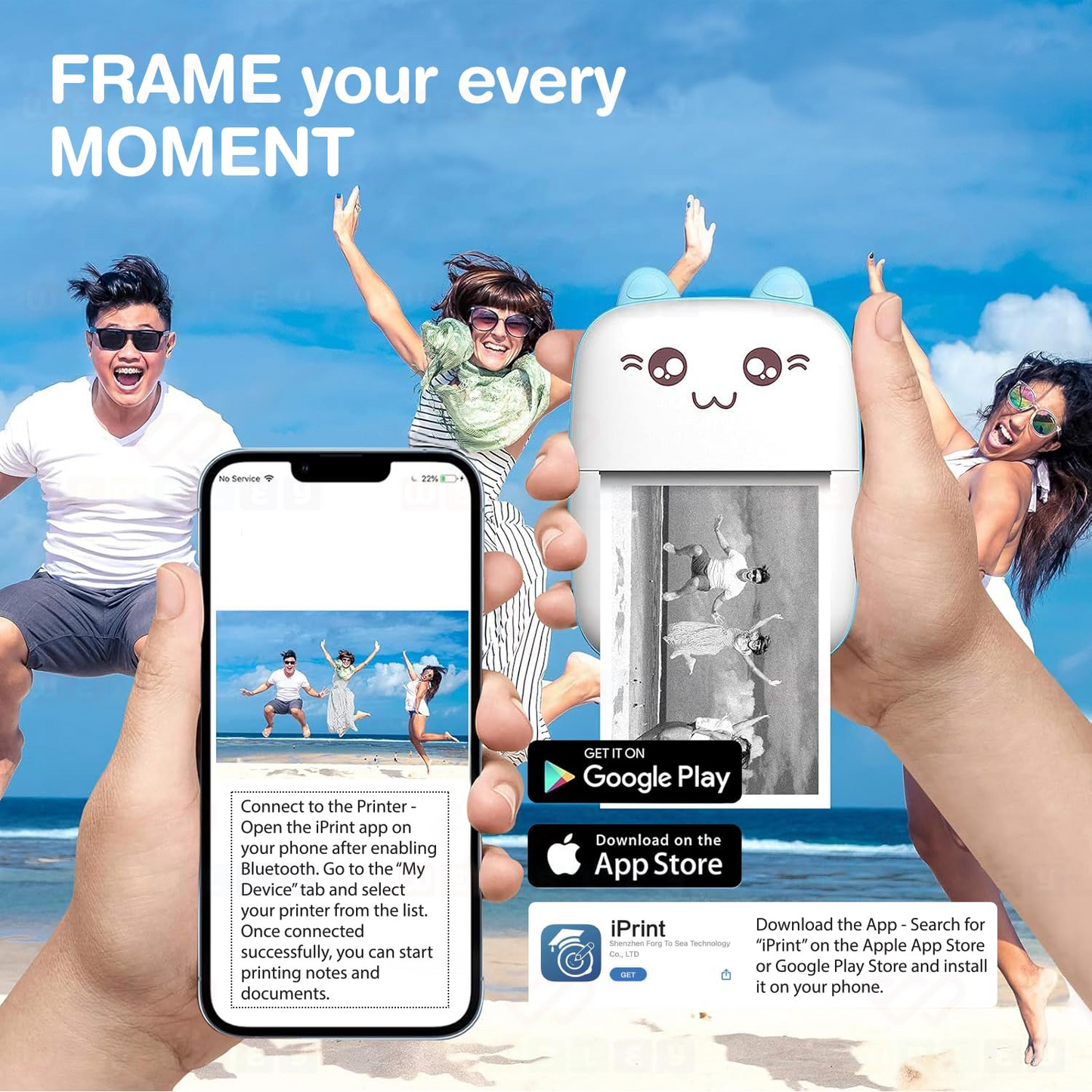 Calvren™ Premium Mini Thermal Printer